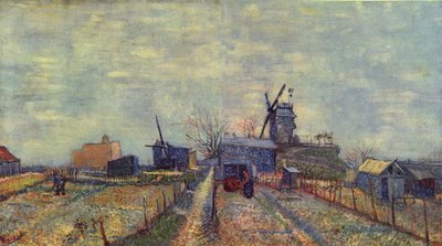 Vegetable Gardens on Montmartre by Vincent van Gogh
